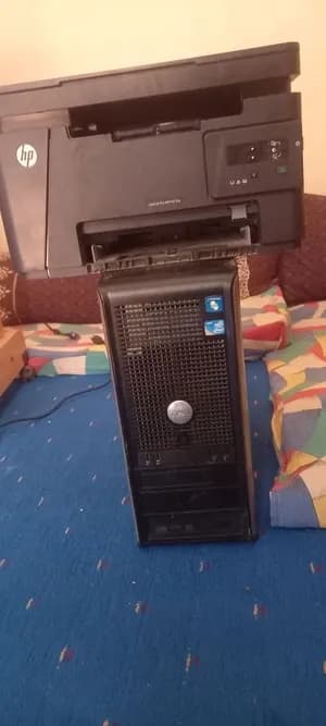 Dell Desktop and HP Printer Bundle