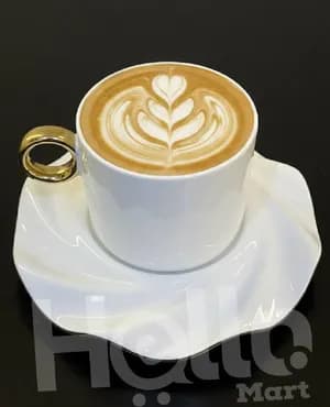 White Ceramic Tea and Milk Cups