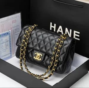Chanel Black Quilted Handbag