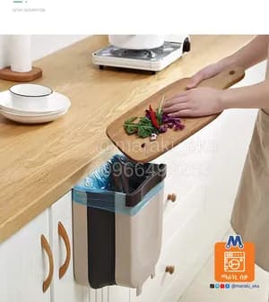 2 in 1 Foldable Door Hanging Trash Can