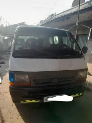 Toyota White Van 2004