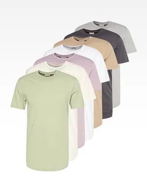 Only & Sons ONSJEFF 7 Pack T-Shirts