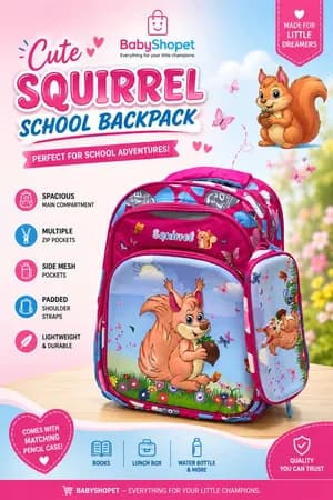 Squirrel Kids Backpack
