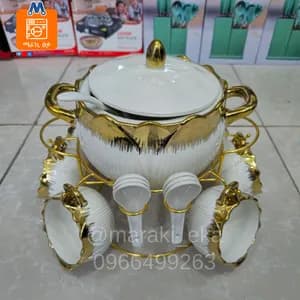Ceramic Soup Bowl 7-Piece Set
