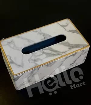 Marble Tissue Box Holder