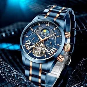 Biden Classic Blue Automatic Watch