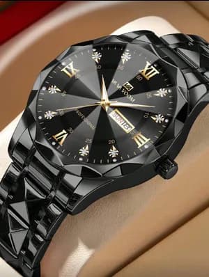 Men's Quartz Dual Calendar Watch