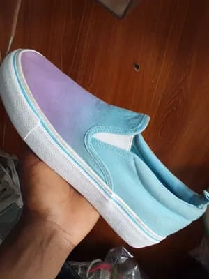 Gradient Slip-On Canvas Shoes