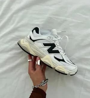 New Balance 9060 White Black Women's Sneakers