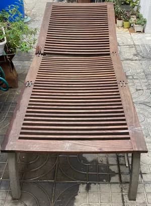 Ikea Wooden sun bed (Recliner)