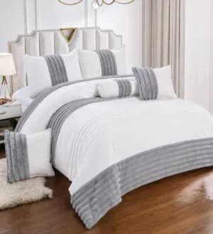 Seven (7) Pcs Comforter set