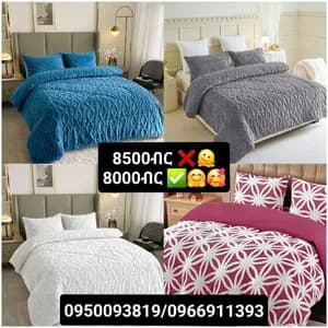 White Cotton Comfort Bedding Set