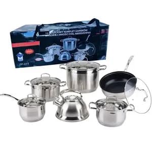 ZEPTER 12-Piece Stainless Steel Cookware Set