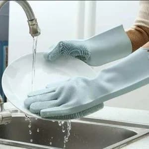 Magic Silicone Dishwashing Gloves
