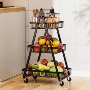 Multi Purpose Mobile Storage Cart Rack
