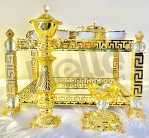 Coffee Rekebot Set with Jebena Holder