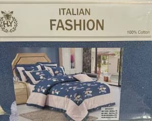 6 Pcs duvet cover ( የ ኮምፈርት ኪስ፣አንሶላ