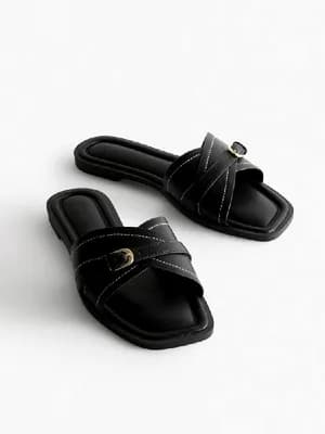 Primark Wide Fit Buckle Mule Sandals