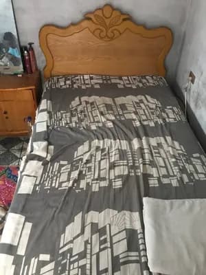 1.2 Meter Bed with Commode