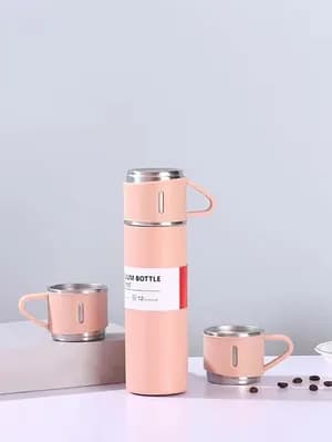 Vacuum Flask Set 500ml with Cups
