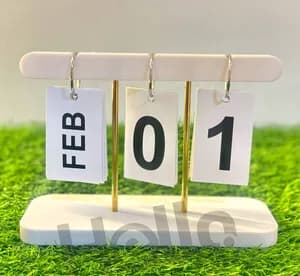 Decorative Desk Flip Calendar