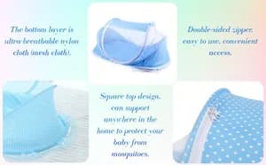 Foldable Baby bed mosquito net