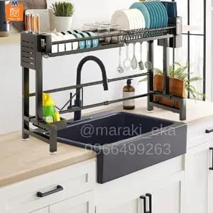 Over Sink Extendable Kitchen Dish Rack