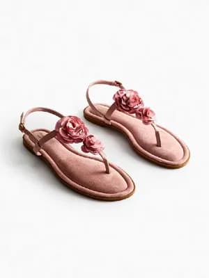 Primark floral appliqué sandals
