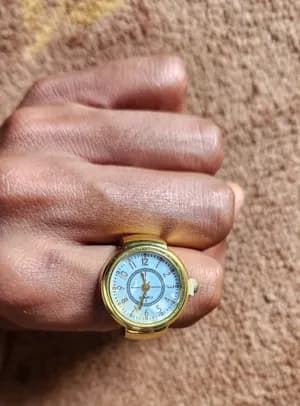 Gold Ring Watch