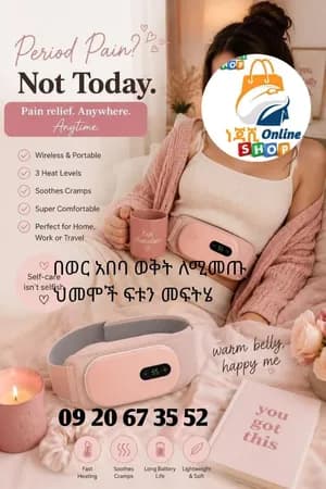 Portable Rechargeable Period Pain Relief Belt