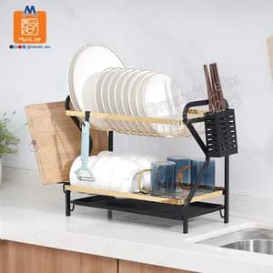 2 Tier Dish Drying Rack