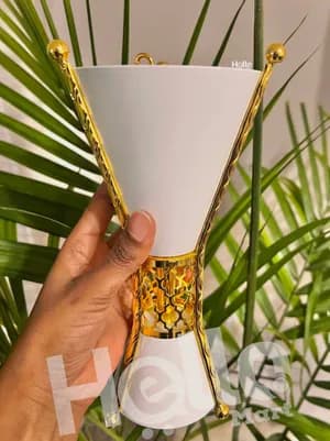 Attractive White Gold Incense Burner