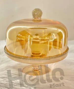 Acrylic Cake and Bread Server with Lid