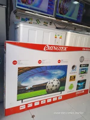 EMINIGTEK 65 Inch Smart Android TV