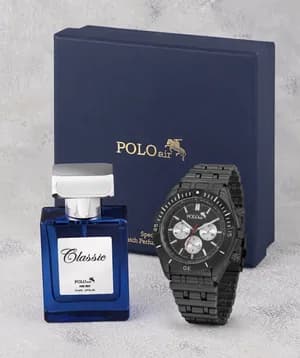 Polo Air Men Watch Perfume Gift Set