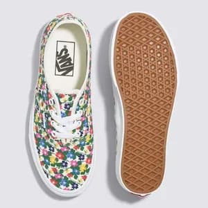 Vans floral canvas shoes for kids