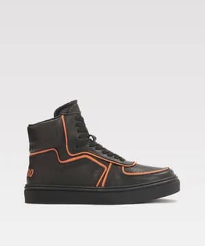 Kazar Barton Leather High-Top Sneakers