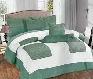 Seven (7) Pcs Comforter set