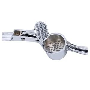 Stainless steel garlic mincer