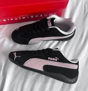 Puma Speedcat OG Black Pink Ladies Shoes