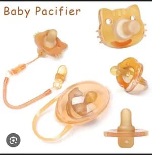 Silicone baby pacifier