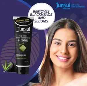 Junsui natural Face wash with whitening 100g