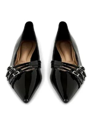 Primark Rita Ora Pointed Buckle Ballerina Flats