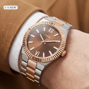 Fossil Machinery Quartz Metal Strap Watch