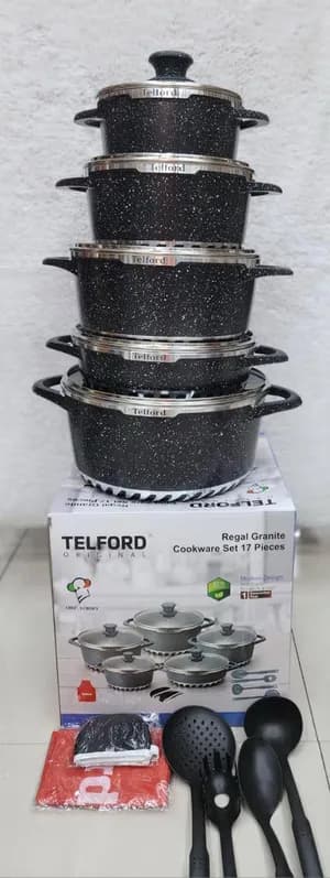 TELFORD cookware set 17 pieces