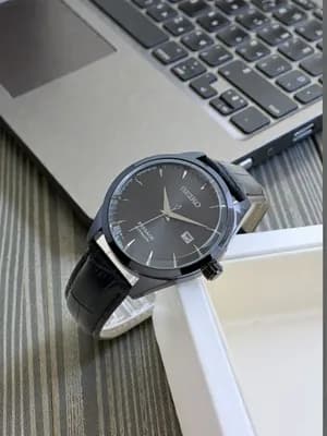 Seiko Leather Automatic Watch