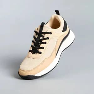MAX paneled lace-up sports shoes