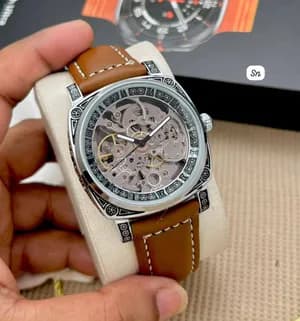 FORSINING Mechanical Fashion Watch Black Dial 30m
