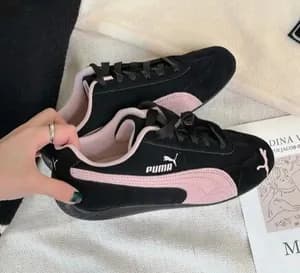 Puma Speedcat OG Black Pink Ladies Shoes