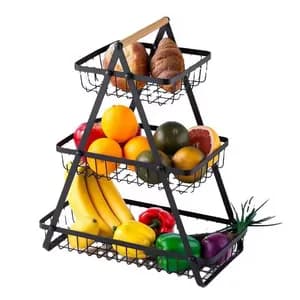 3 TIER FRUITS BASKET